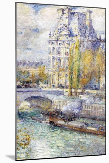 The Louvre on Port Royal-Childe Hassam-Mounted Art Print