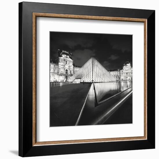 The Louvre, Study 4, Paris, France-Marcin Stawiarz-Framed Art Print