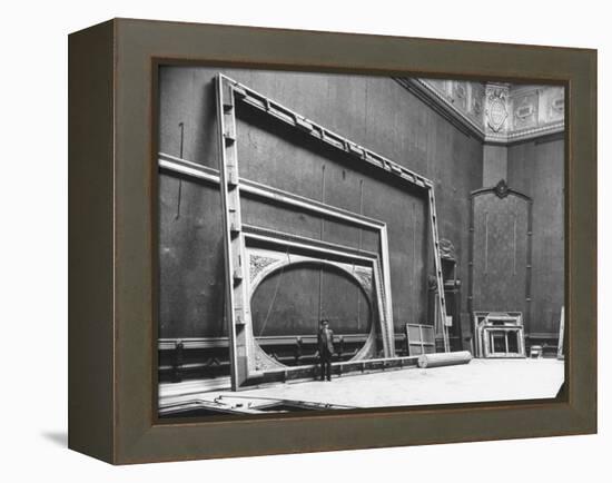 The Louvre-Frank Scherschel-Framed Premier Image Canvas