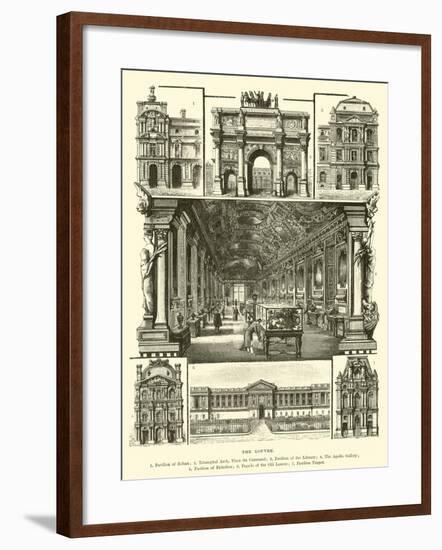 The Louvre-null-Framed Giclee Print