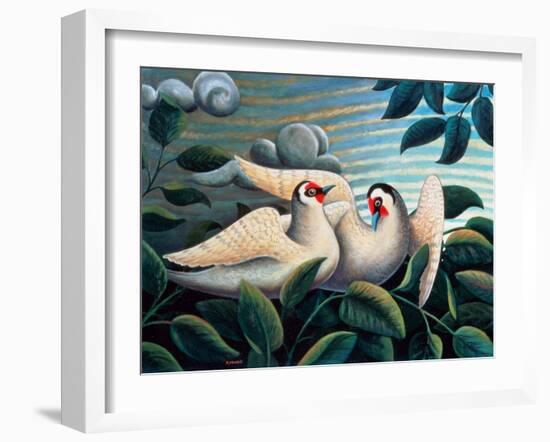 The Love Birds-Jerzy Marek-Framed Giclee Print