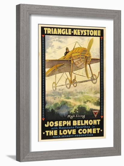 THE LOVE COMET, Joseph Belmont, 1916.-null-Framed Art Print