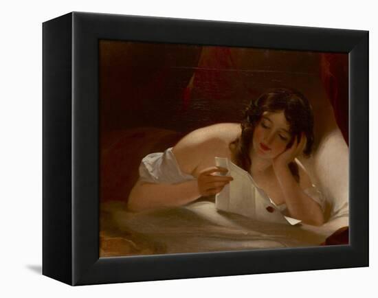 The Love Letter, 1834-Thomas Sully-Framed Premier Image Canvas