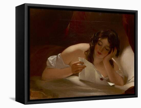 The Love Letter, 1834-Thomas Sully-Framed Premier Image Canvas