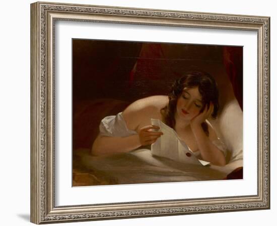 The Love Letter, 1834-Thomas Sully-Framed Giclee Print