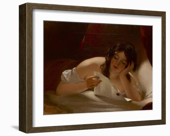 The Love Letter, 1834-Thomas Sully-Framed Giclee Print