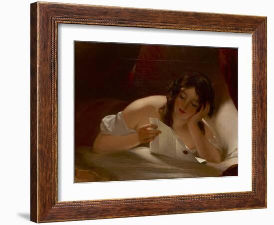 The Love Letter, 1834-Thomas Sully-Framed Giclee Print