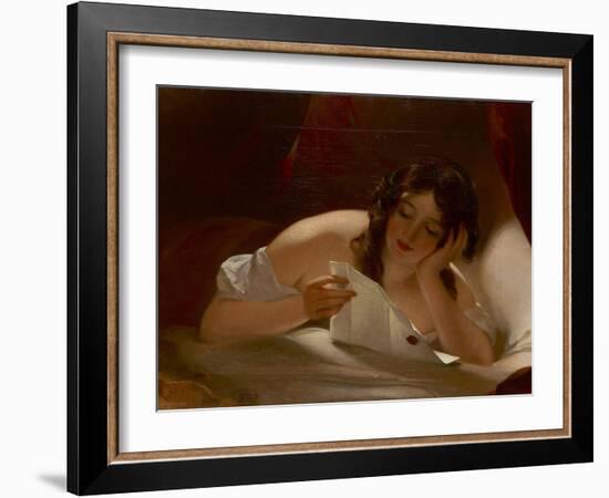 The Love Letter, 1834-Thomas Sully-Framed Giclee Print