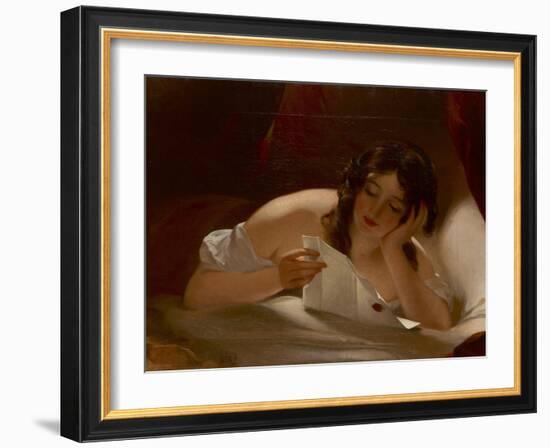 The Love Letter, 1834-Thomas Sully-Framed Giclee Print