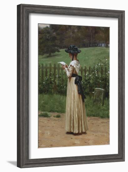 The Love Letter, 19th Century-Edmund Blair Leighton-Framed Giclee Print