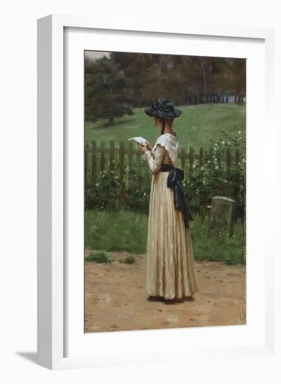 The Love Letter, 19th Century-Edmund Blair Leighton-Framed Giclee Print