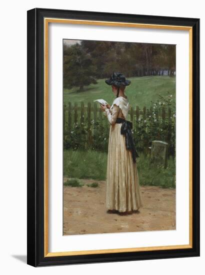 The Love Letter, 19th Century-Edmund Blair Leighton-Framed Giclee Print