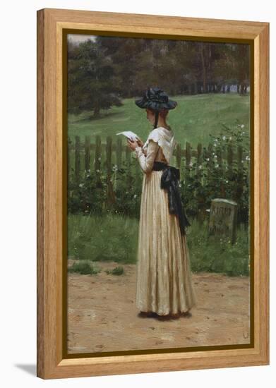 The Love Letter, 19th Century-Edmund Blair Leighton-Framed Premier Image Canvas