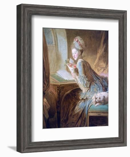 The Love Letter, C1770-Jean-Honore Fragonard-Framed Giclee Print