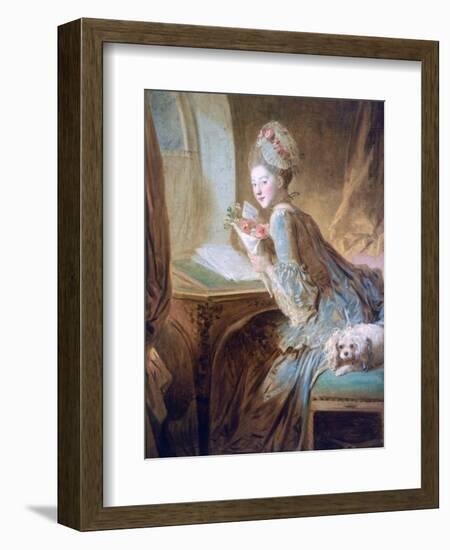 The Love Letter, C1770-Jean-Honore Fragonard-Framed Giclee Print