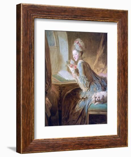 The Love Letter, C1770-Jean-Honore Fragonard-Framed Giclee Print