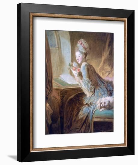 The Love Letter, C1770-Jean-Honore Fragonard-Framed Giclee Print