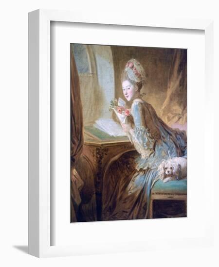 The Love Letter, C1770-Jean-Honore Fragonard-Framed Giclee Print