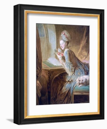 The Love Letter, C1770-Jean-Honore Fragonard-Framed Giclee Print