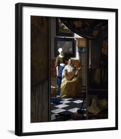 The Love Letter-Johannes Vermeer-Framed Giclee Print