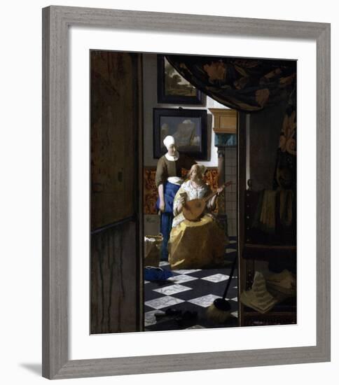 The Love Letter-Johannes Vermeer-Framed Giclee Print