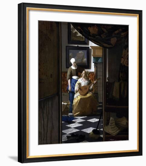 The Love Letter-Johannes Vermeer-Framed Giclee Print