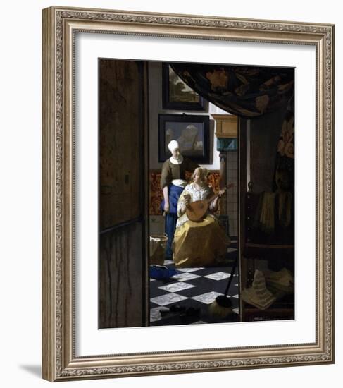 The Love Letter-Johannes Vermeer-Framed Giclee Print