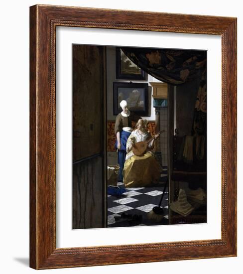 The Love Letter-Johannes Vermeer-Framed Giclee Print