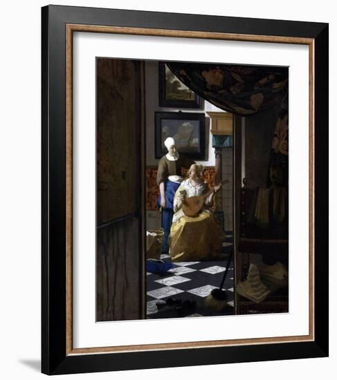 The Love Letter-Johannes Vermeer-Framed Giclee Print