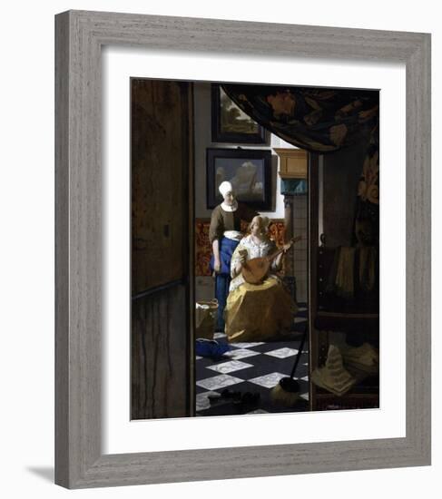 The Love Letter-Johannes Vermeer-Framed Giclee Print