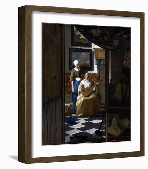 The Love Letter-Johannes Vermeer-Framed Giclee Print