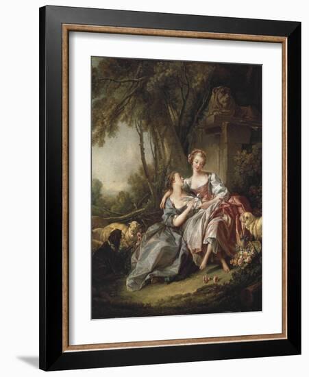 The Love Letter-Francois Boucher-Framed Art Print