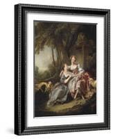 The Love Letter-Francois Boucher-Framed Art Print