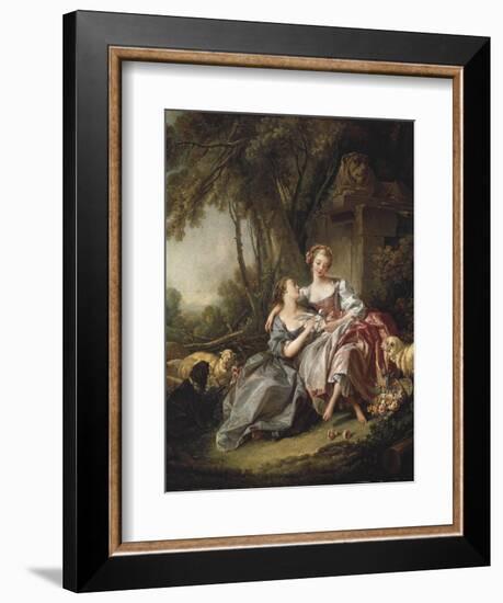 The Love Letter-Francois Boucher-Framed Art Print