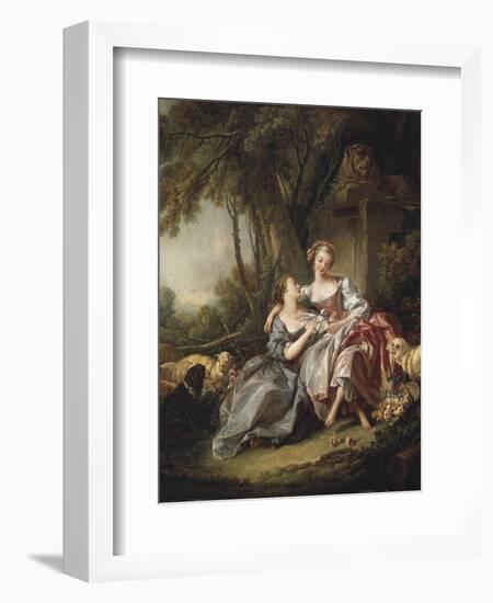 The Love Letter-Francois Boucher-Framed Art Print