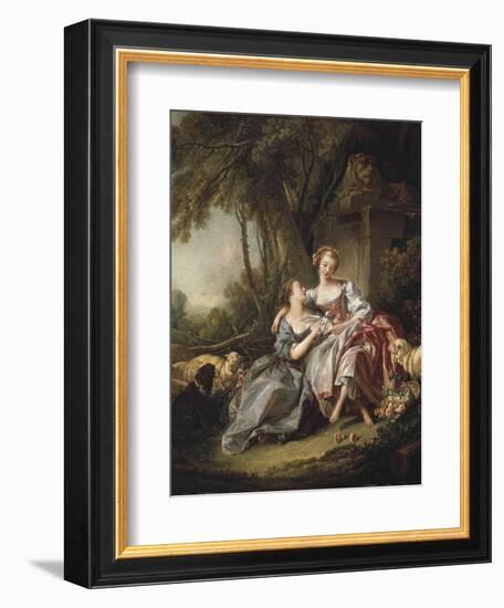 The Love Letter-Francois Boucher-Framed Art Print