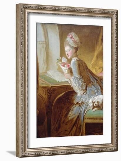 The Love Letter-Jean-Honoré Fragonard-Framed Art Print