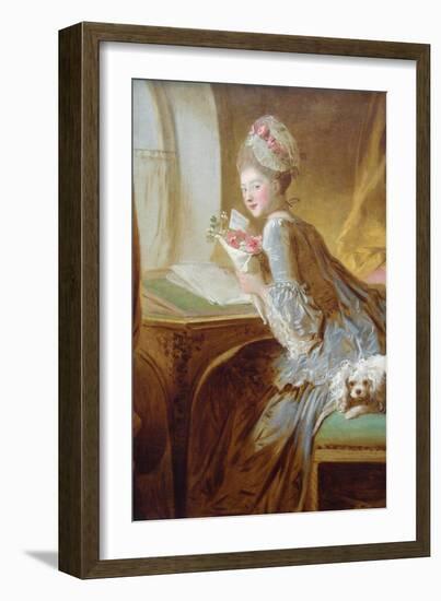 The Love Letter-Jean-Honoré Fragonard-Framed Art Print