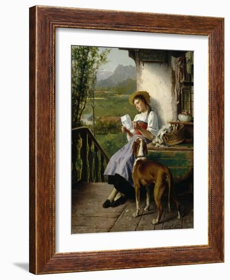 The Love Letter-Theodore Gerard-Framed Premium Giclee Print