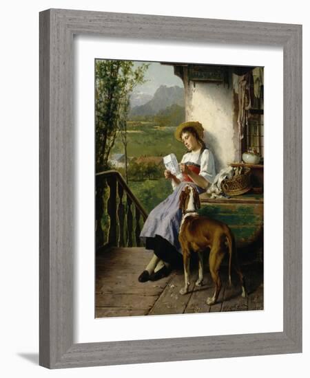 The Love Letter-Theodore Gerard-Framed Giclee Print