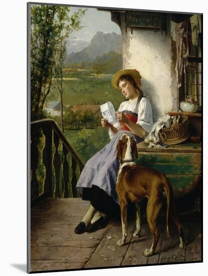 The Love Letter-Theodore Gerard-Mounted Giclee Print