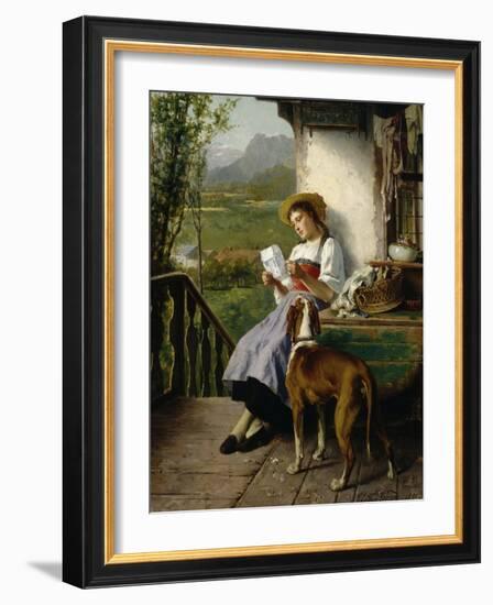 The Love Letter-Theodore Gerard-Framed Giclee Print