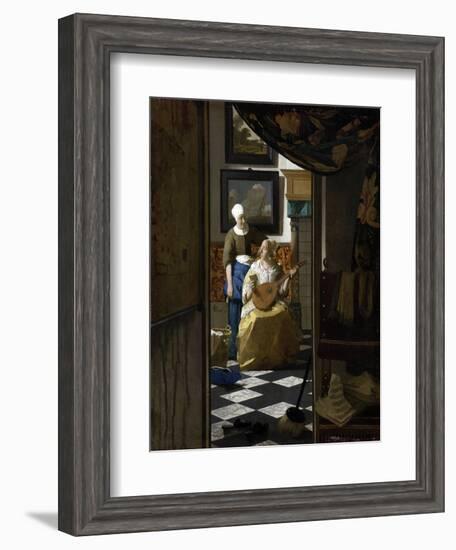 The Love Letter-Johannes Vermeer-Framed Giclee Print