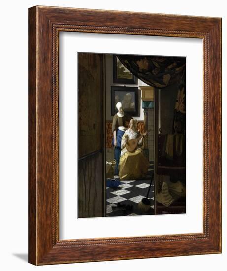 The Love Letter-Johannes Vermeer-Framed Giclee Print