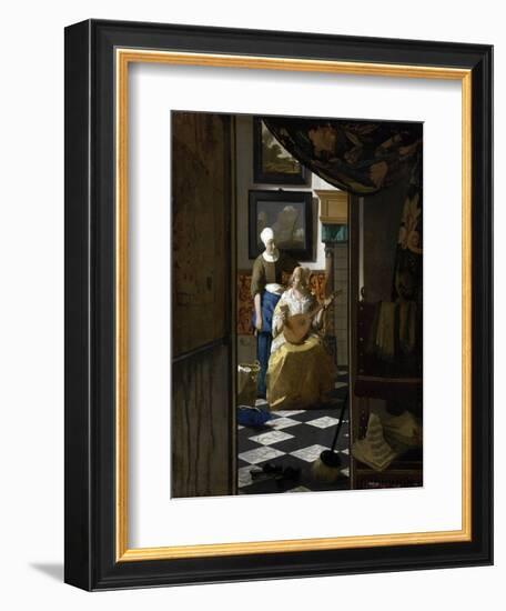 The Love Letter-Johannes Vermeer-Framed Giclee Print