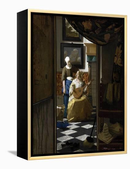 The Love Letter-Johannes Vermeer-Framed Premier Image Canvas