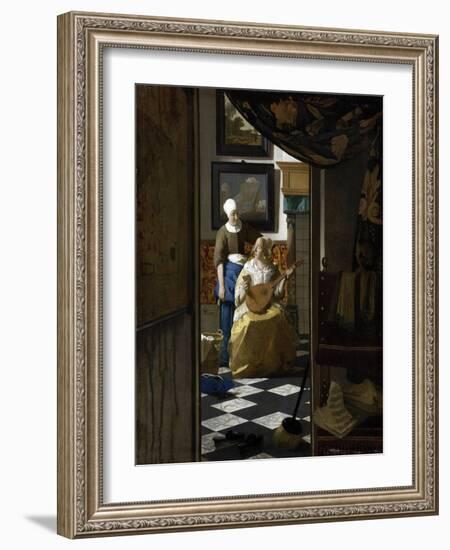 The Love Letter-Johannes Vermeer-Framed Giclee Print