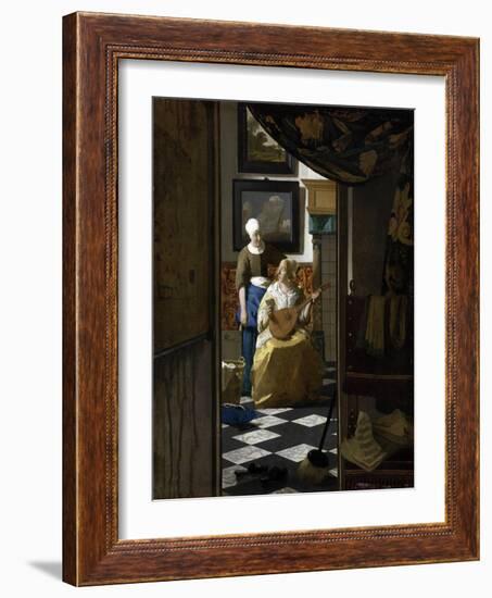 The Love Letter-Johannes Vermeer-Framed Giclee Print