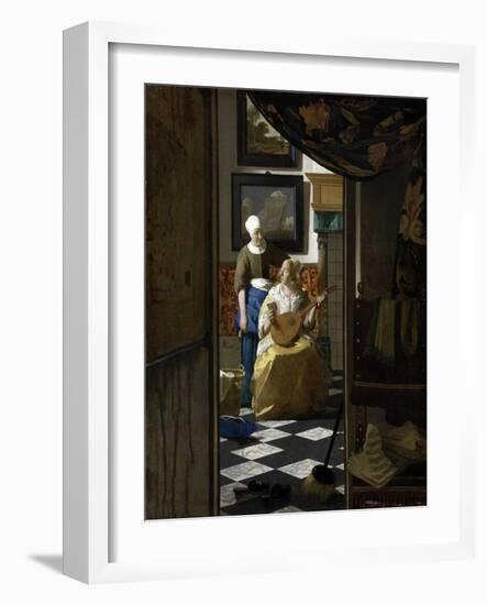 The Love Letter-Johannes Vermeer-Framed Giclee Print