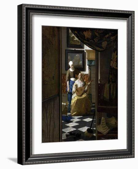 The Love Letter-Johannes Vermeer-Framed Giclee Print